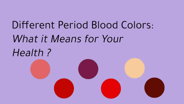 Different Period Blood Colors